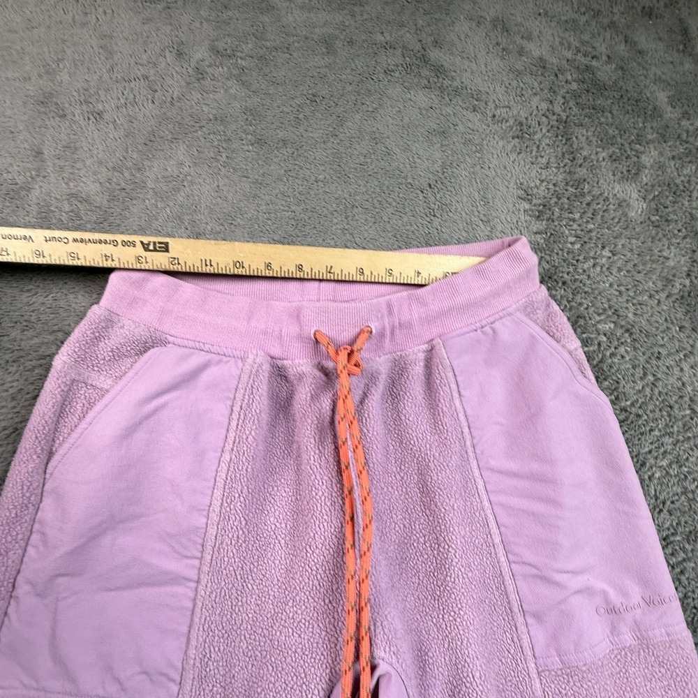 Outdoor Voices Primo Fleece Joggers Pink M Womens Sweatpants Drawstring - Picture 4 of 8